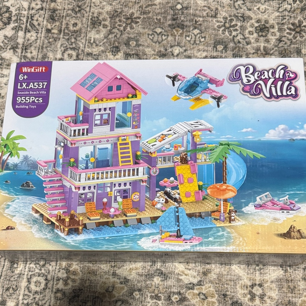 Beach Villa Building “Lego” Set